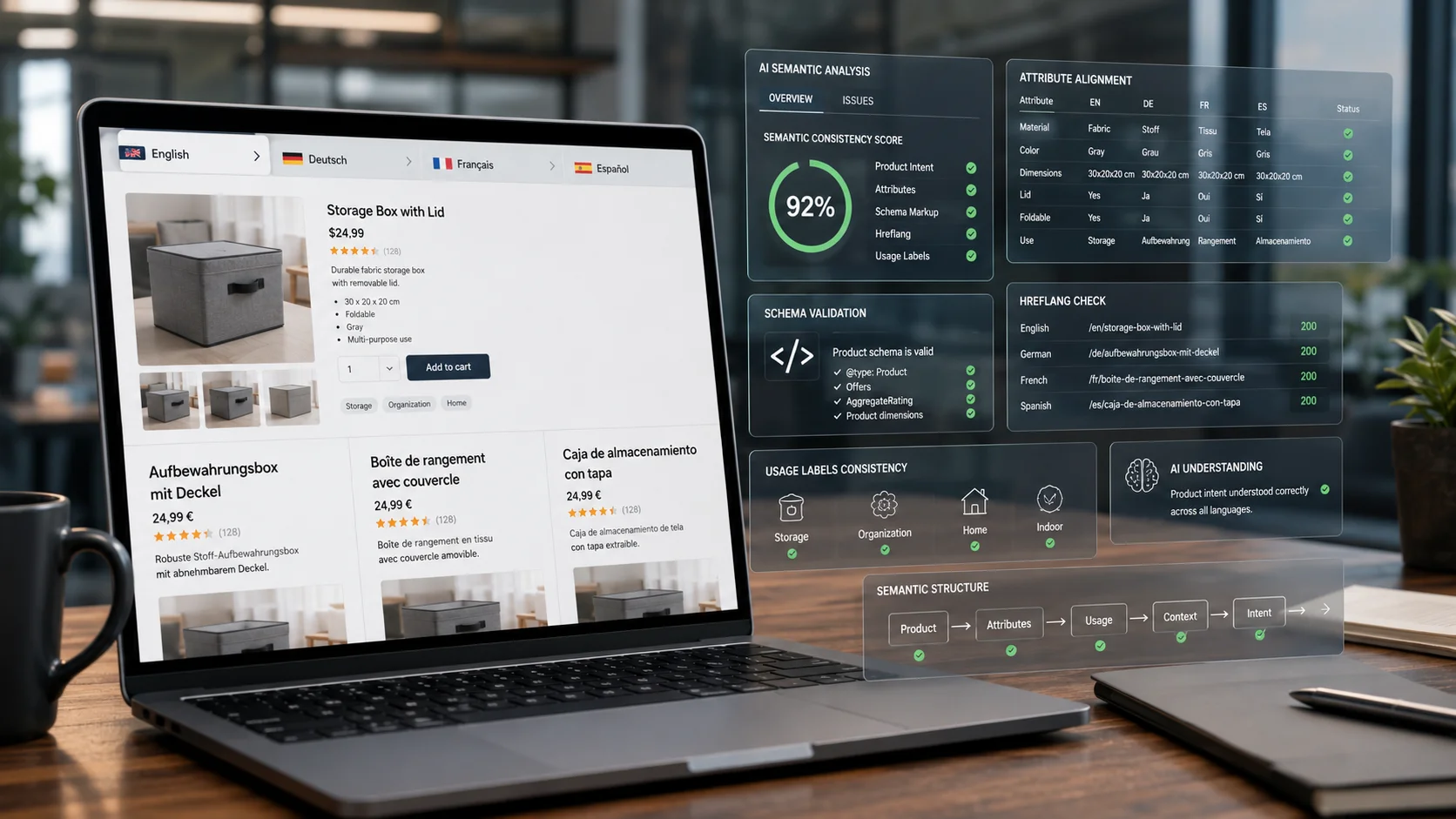 WooCommerce 多语言产品页被 AI 误读，独立站该如何重做语义层级？