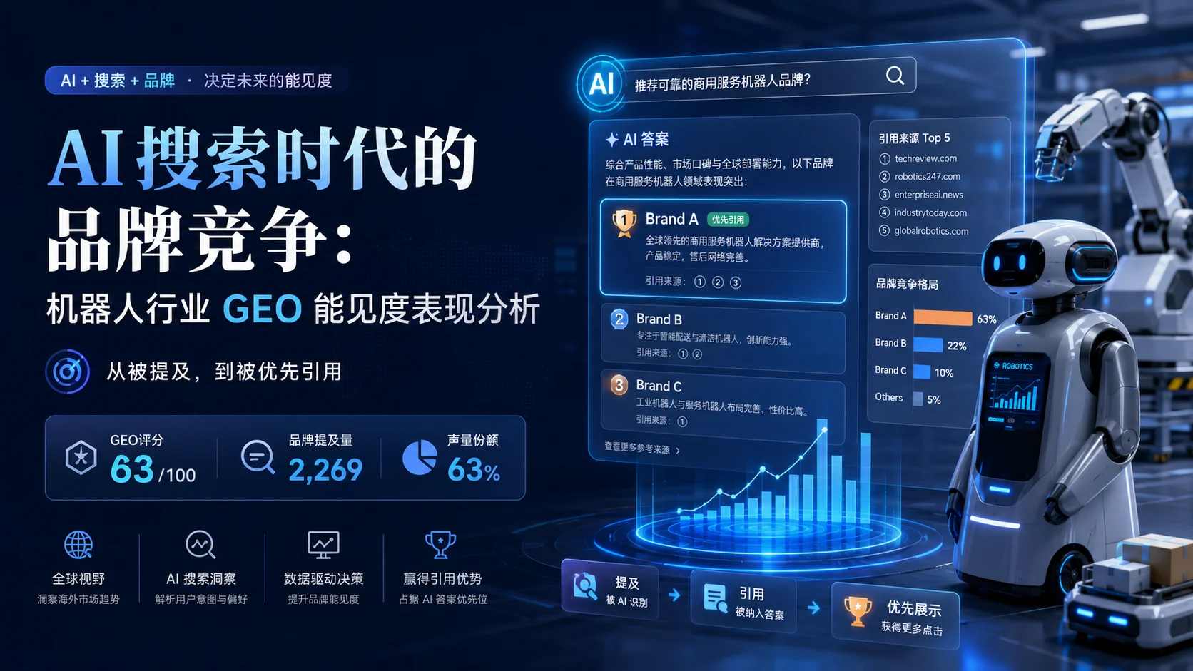 AI 搜索时代的品牌竞争：机器人行业 GEO 能见度表现分析